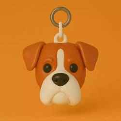 Boxer Llavero 3D Plastico STL