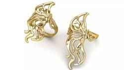Butterfly Wing Ring  3D Printable Jewelry Model