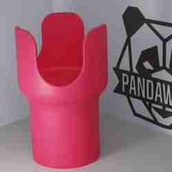 Car Cupholder Extension V2 for 36oz YETI, Stanley, Frank Green – Fits 80mm Car Cupholders | 3D Printable STL by PandaWorks