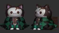 Catjiro - Tanjiro Kamado detailed GACHA