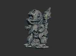 charmander pokeman zombie cnc model