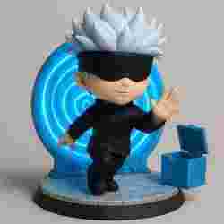 Chibi Gojo  The Infinity Portal with a Hidden Function