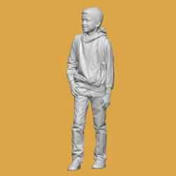 CHILD WITH BAG FOR DIORAMA