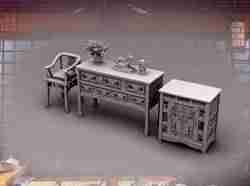 Chinese Architecture - Interior pieces 2