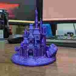 Cinderella Princess Castle - (with Christmas Ornament option)