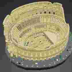 Colosseum monument Italy LE-GO style