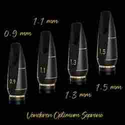 Combo Vandoren Optimum Soprano Mouthpieces from 0.9 to 1.5