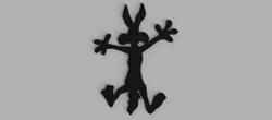 Coyote Roadrunner Logo Wall Picture