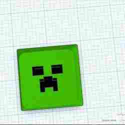 Creeper Keyboard Button,Creeper Keycap for Mechanical Keyboard