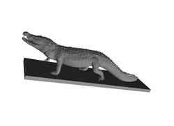 Crocodile 3D for printing and CNC