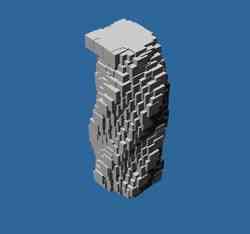 CUBIC TWISTED TOWER