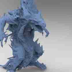 Demon gate Statue gargoyle