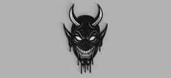 DEMON Skull Devil Picture Wall