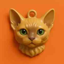 Devon Rex Llavero 3D Plastico STL