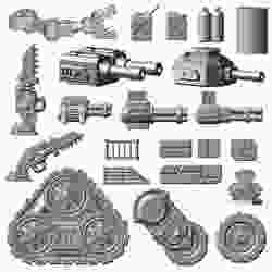 Diecast Scale Battle Car Kitbashing Tabletop Bits