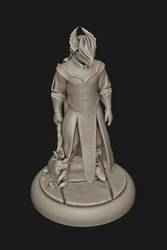 Dragonborn sorcerer  dnd miniature  by Deltorvik