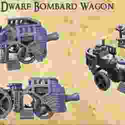 Dwarf Bombard Wagon 28 mm Tabletop Terrain