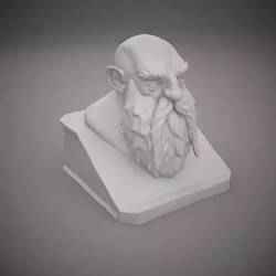 Dwarf Bust 3D Printable