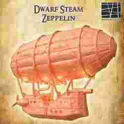 Dwarf Steam Zeppelin 28 mm Tabletop Terrain