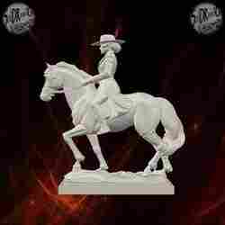 Elegant Lady on Black Stallion – SoliDRawinGs SG906