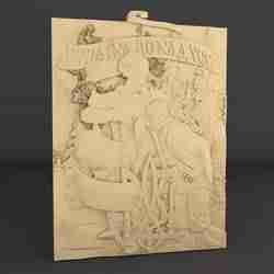 Emblem of Ukrainian warrior cossack sirko trident 3D print model