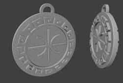 Epsilon of Delphi Keychain