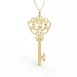 Exquisite Victorian Style Key Charm