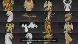Fantasy Dragon Guardian Collection-Stylized 3D