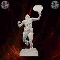 Female Tennis Player Jumping Serve – SoliDRawinGs SG882