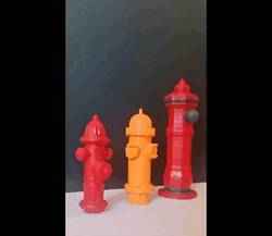 FIRE hydrants / TAPS /SET (3) Sc. 1:10