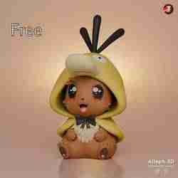 FREE eevee psyduck style