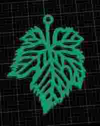 free leaf pendant