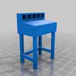 Freight dock desk - 1:24 scale