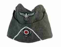 GERMAN EM M38 SIDE CAP WITH BEVO WH EAGLE COCKADE AND SOUTASCHE