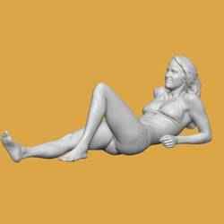 GIRL LYING FOR DIORAMA