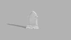 Gothic Tombstone - Halloween Grave Prop