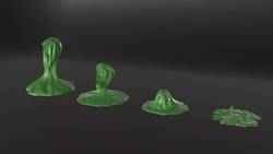 Grimdark Slime Monster mob enemy DnD GM STL miniature for RPG