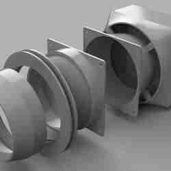 Grow exhaust air filter with silencer