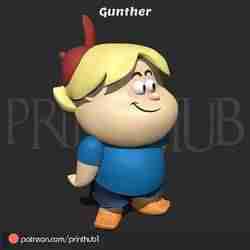 Gunther from Kick Buttowski Fanart