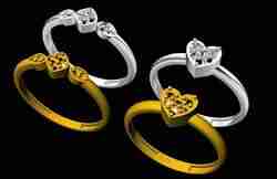 heart and leaf ring 3dm file