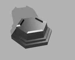 Hex pot casting mother mold