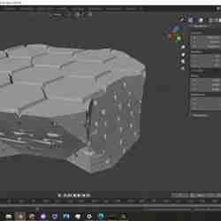 Hexagon Helicoid Interlocking Tile