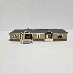 HO SCALE 18X80 LUXURY TRAILER HOME