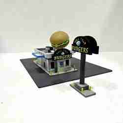 HO SCALE / FAST FOOD RESTAURANT / DRIVE THRU