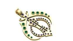 Khanda Pendant 3D Printable Sikh Symbol Jewelry Model