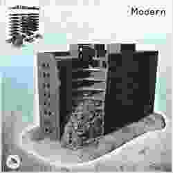 Large damaged modern apartment building with flat roof (1) - Cold Era Modern Warfare Conflict World War 3 WW2 WW3