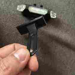 Light mount for road bike handlebars