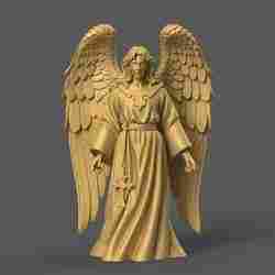 Majestic Christmas Angel STL File for 3D Printing
