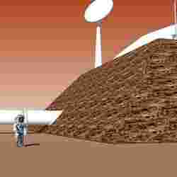 Mars complex: Regolith construction