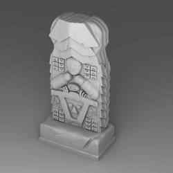 Mayan Architecture - Carved idol